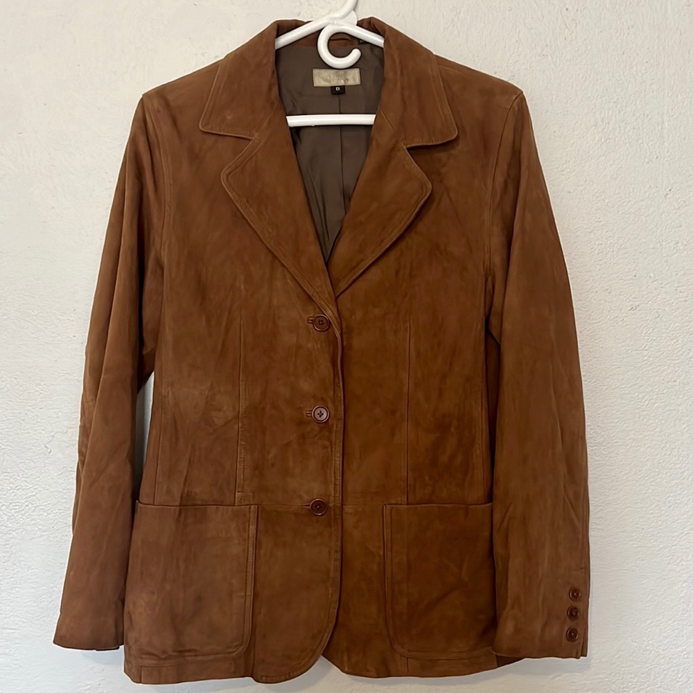 The Territory Ahead Genuine Leather Blazer